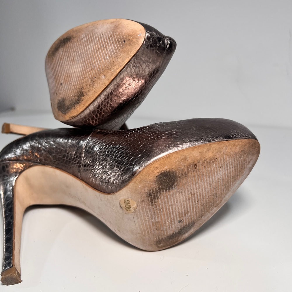 Bcbgeneration Parade Platform Pump Matte Bronze - image 7